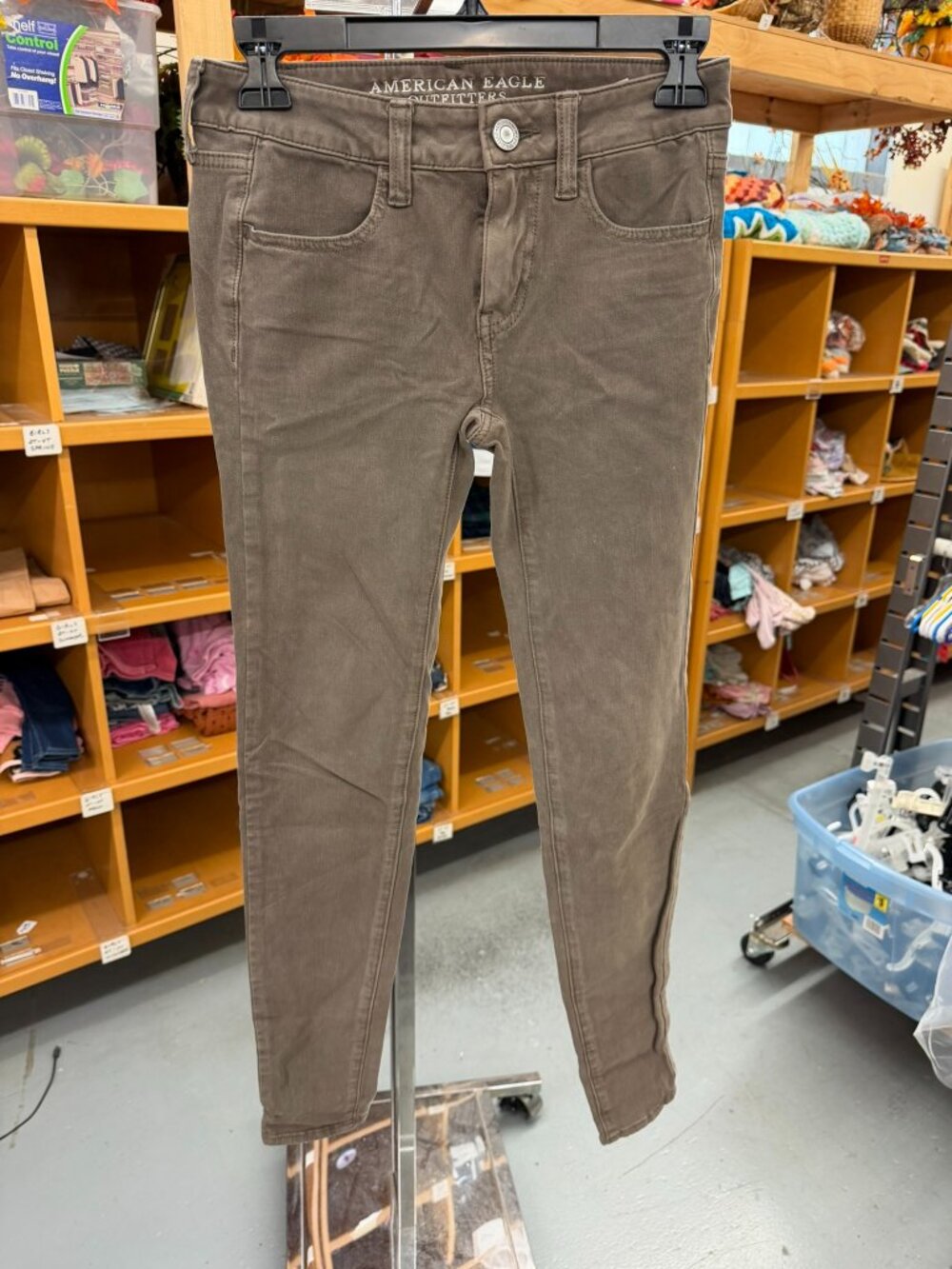 American Eagle Light Brown Skinny Jeans